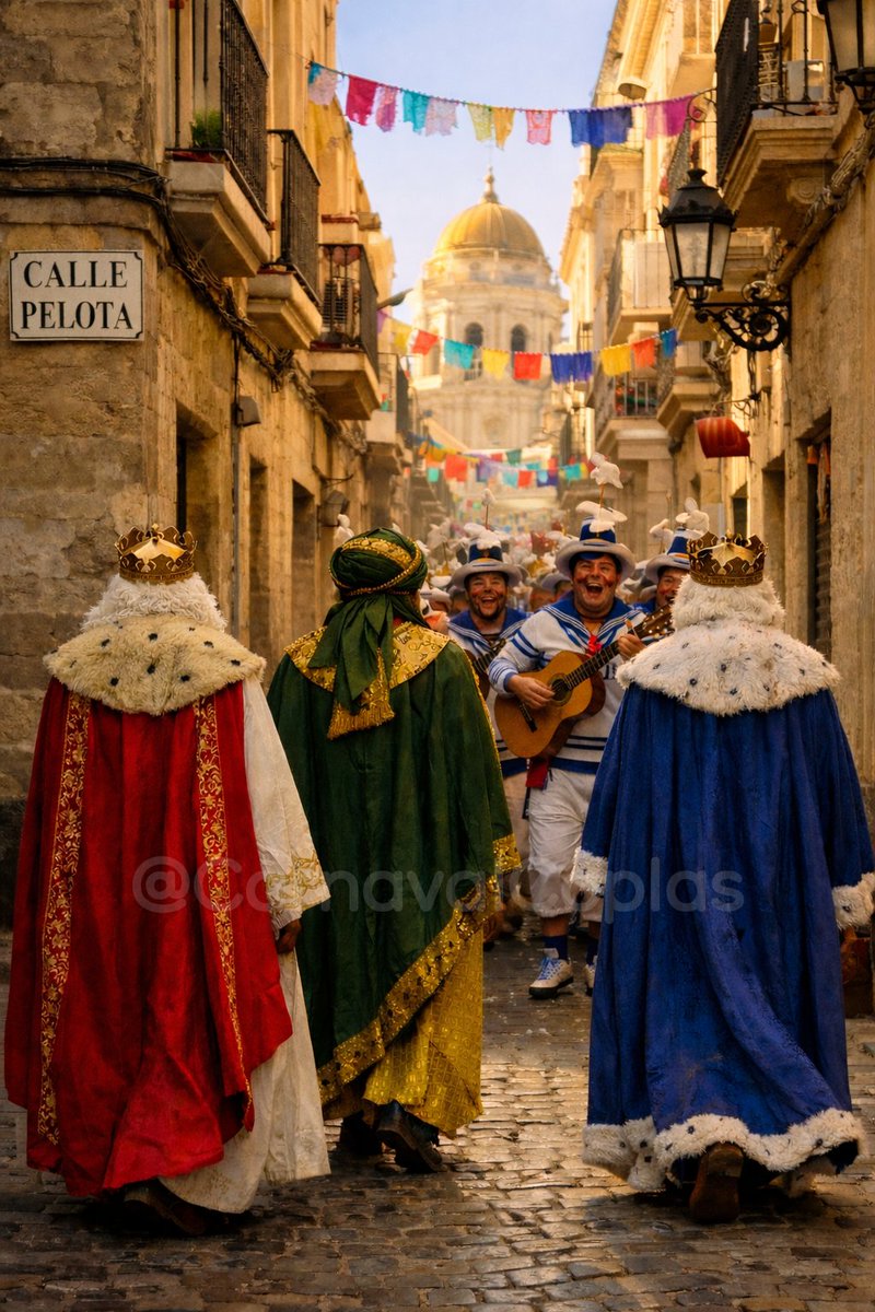 Se van Sus Majestades… y ya se escuchan los pitos por la esquina.
Que los Reyes se hayan portado bien, porque aquí llega el verdadero regalo
EL CARNAVAL DE CÁDIZ  🎭💥

5 DIAS... ⌛ #COAC2026