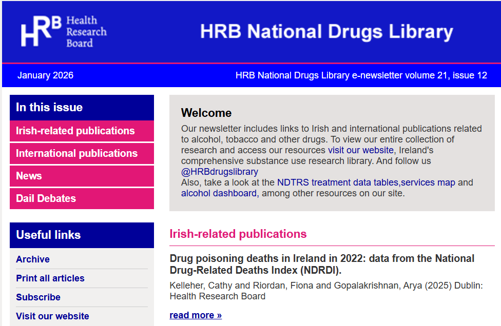 HRBdrugslibrary's tweet photo. The latest issue of our newsletter is now available https://t.co/gHhaZRs3Nj https://t.co/7eddajeHl9