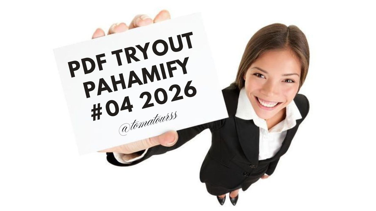 tomatourss's tweet image. PDF TO PAHAMIFY #04 2026 | ALL SUBTEST
by: @/tomatourss 

[ drive.google.com/drive/folders/… ]

#studytwt #AMBISVERSE #tryout #utbk #pahamify