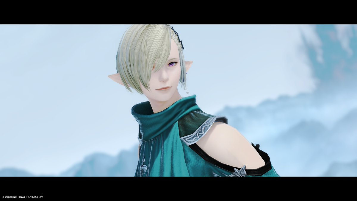 ラハ髪やっぱ似合う〜片目隠れはいいねっ