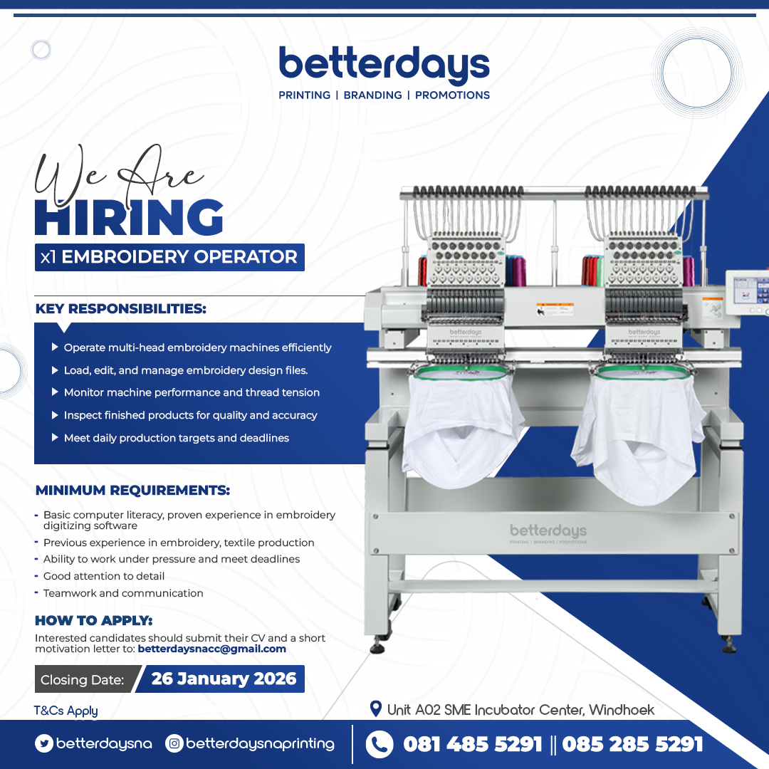 PaxTheGOAT's tweet image. WE ARE HIRING!!!!

Got embroidery skills? 👕✨
Betterdays is looking for YOU!
Apply before 26 January 2026
