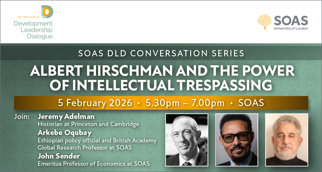 SOAS Development Leadership Dialogue tweet media