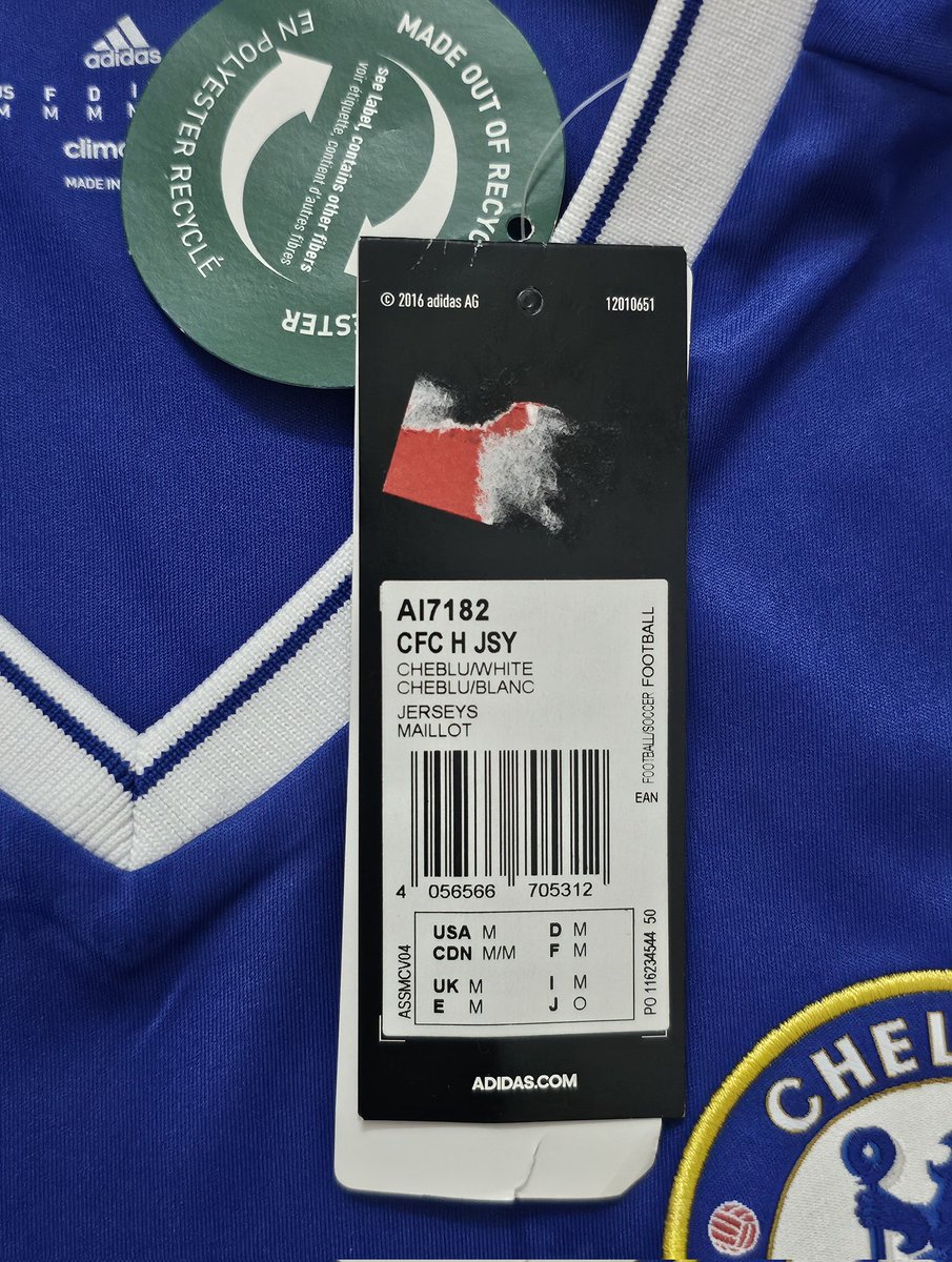 VsKitCorner's tweet image. 🏴󠁧󠁢󠁥󠁮󠁧󠁿 For Sale!

Official Chelsea 2016/17 Home Hazard. 

Medium. 

Brand New With Tags!

£125.

#CFC