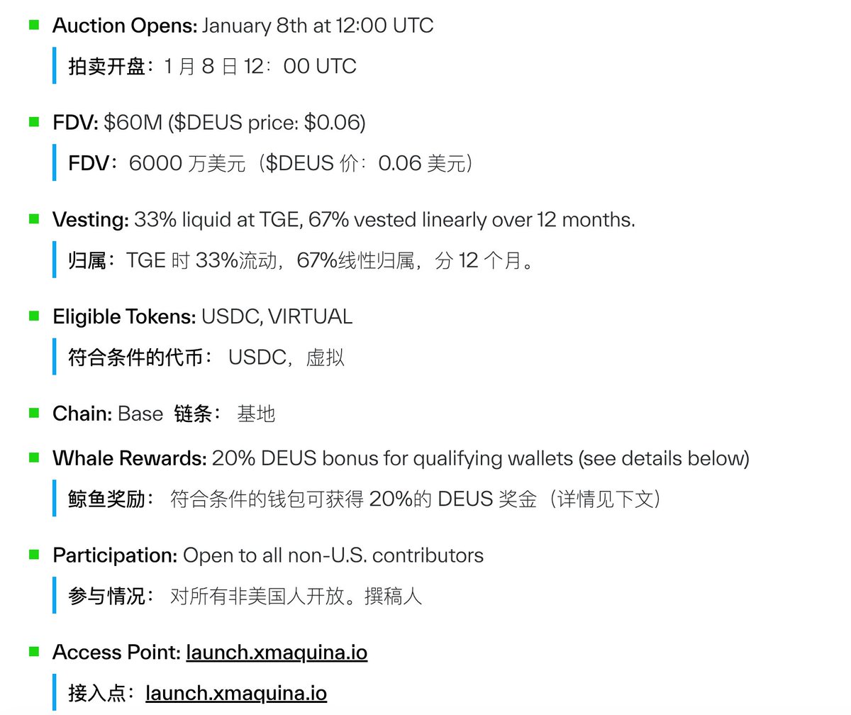 明天晚上8点@xmaquina 想冲的记得定好闹钟，别出去溜达玩忘了FDV是6000万美金，但TGE只释放33%，意味 着1.8亿美金的FDV才能开盘回本！