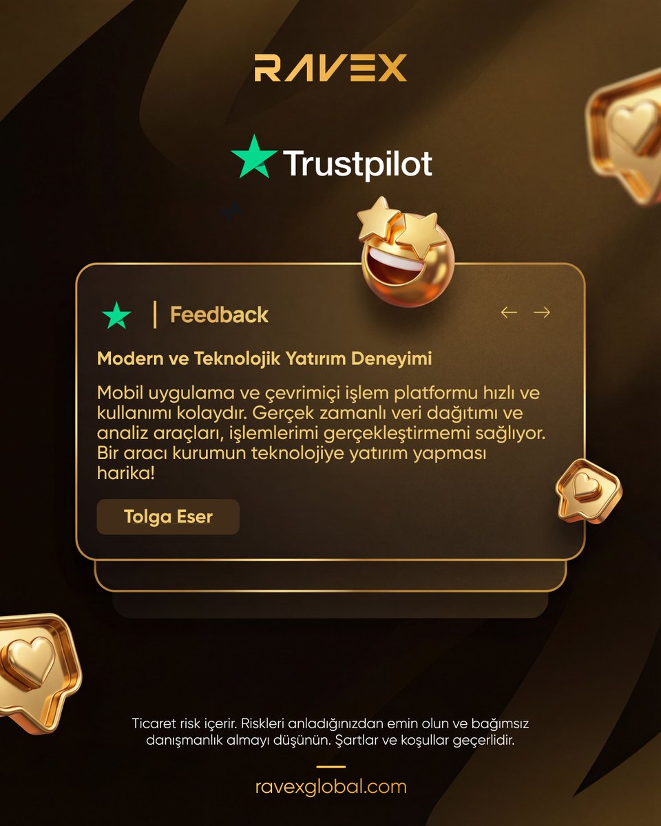 Kolay kullanım ⚡️
Gerçek zamanlı veriler 
Güçlü analiz araçları 

Trader’ların Ravex deneyimi tam olarak bu.
Gerçek yorumlar 
Gerçek memnuniyet 🤝

👉 ravexglobal.com 🚀