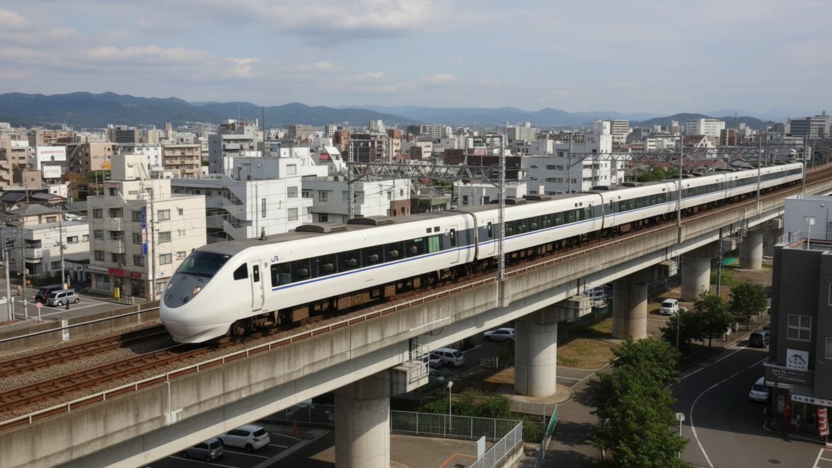 AI_RailArt JR西日本681系特急「サンダーバード」