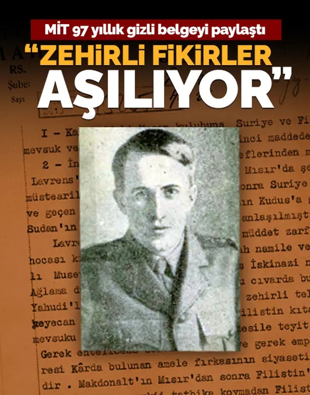 MİT PAYLAŞTI! 
97 yıllık gizli belge:'Zehirli fikirler aşılıyor' 

ntv.com.tr/turkiye/kiyafe…

Foto: NTV