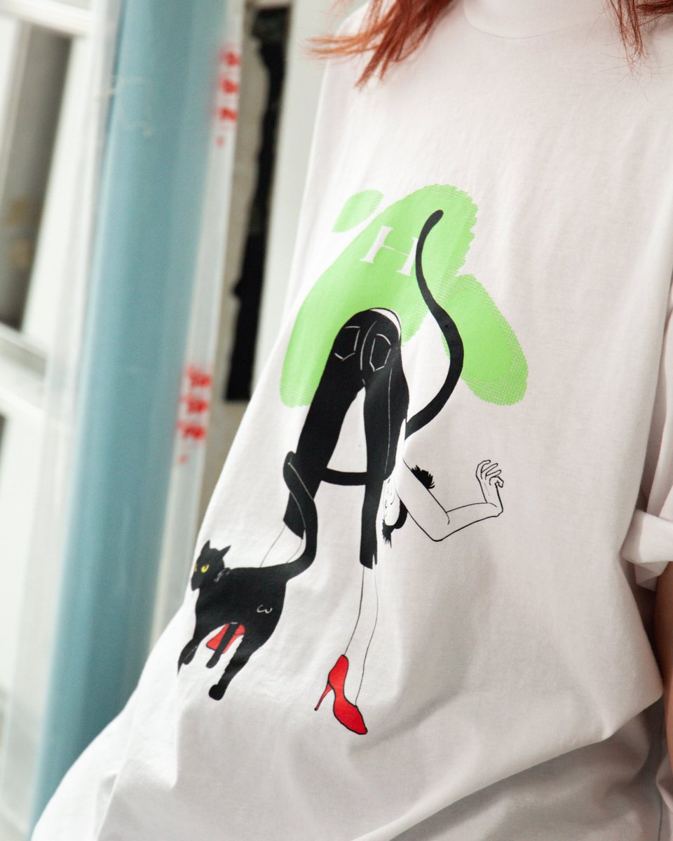 【羊文学】”猫が好き×たなかみさき” Tシャツ 🐈‍⬛ 羊文学FC LIVE #猫が好き 