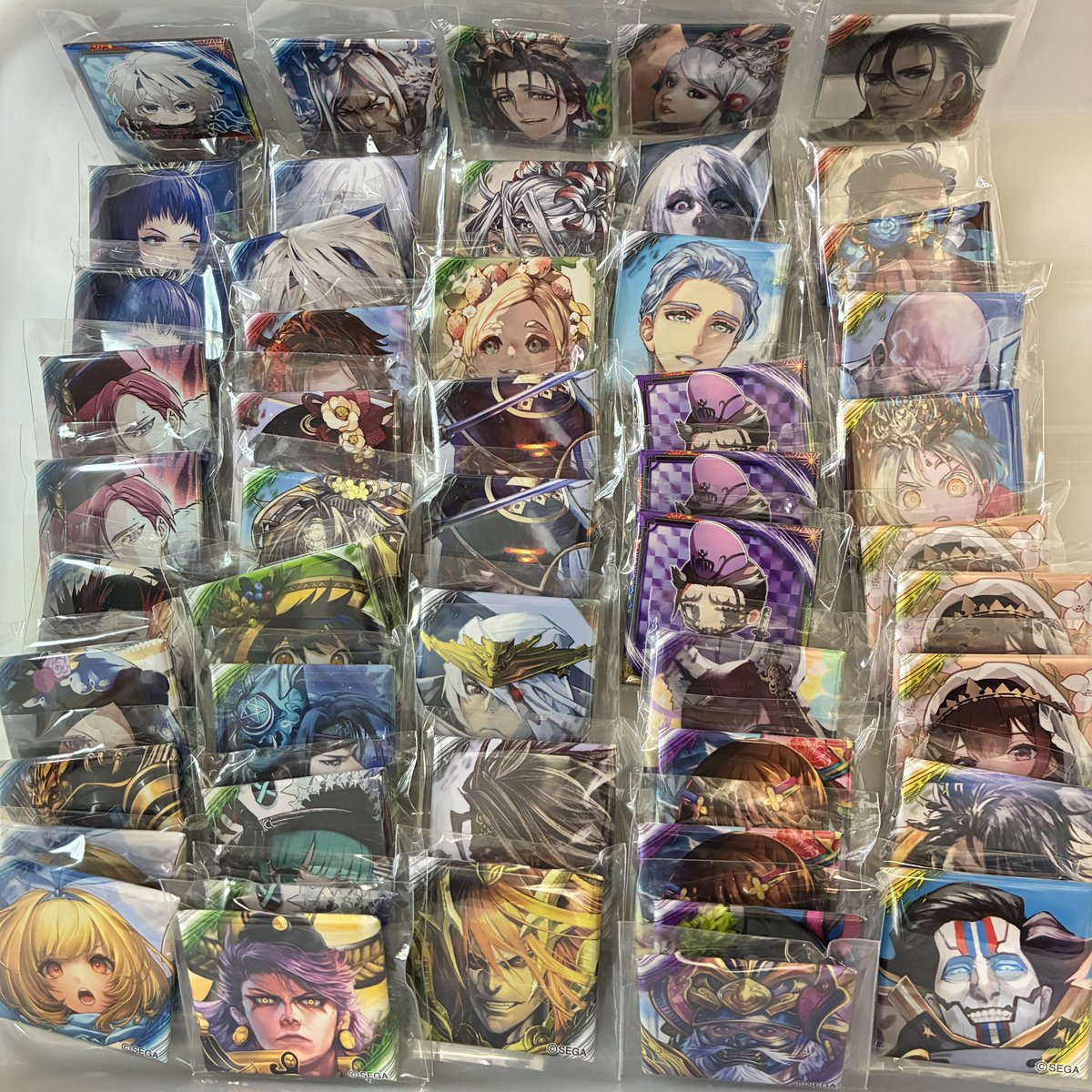 英傑大戦】 缶バッジ入荷しました💪 在庫の多いものはお求めやすく調整