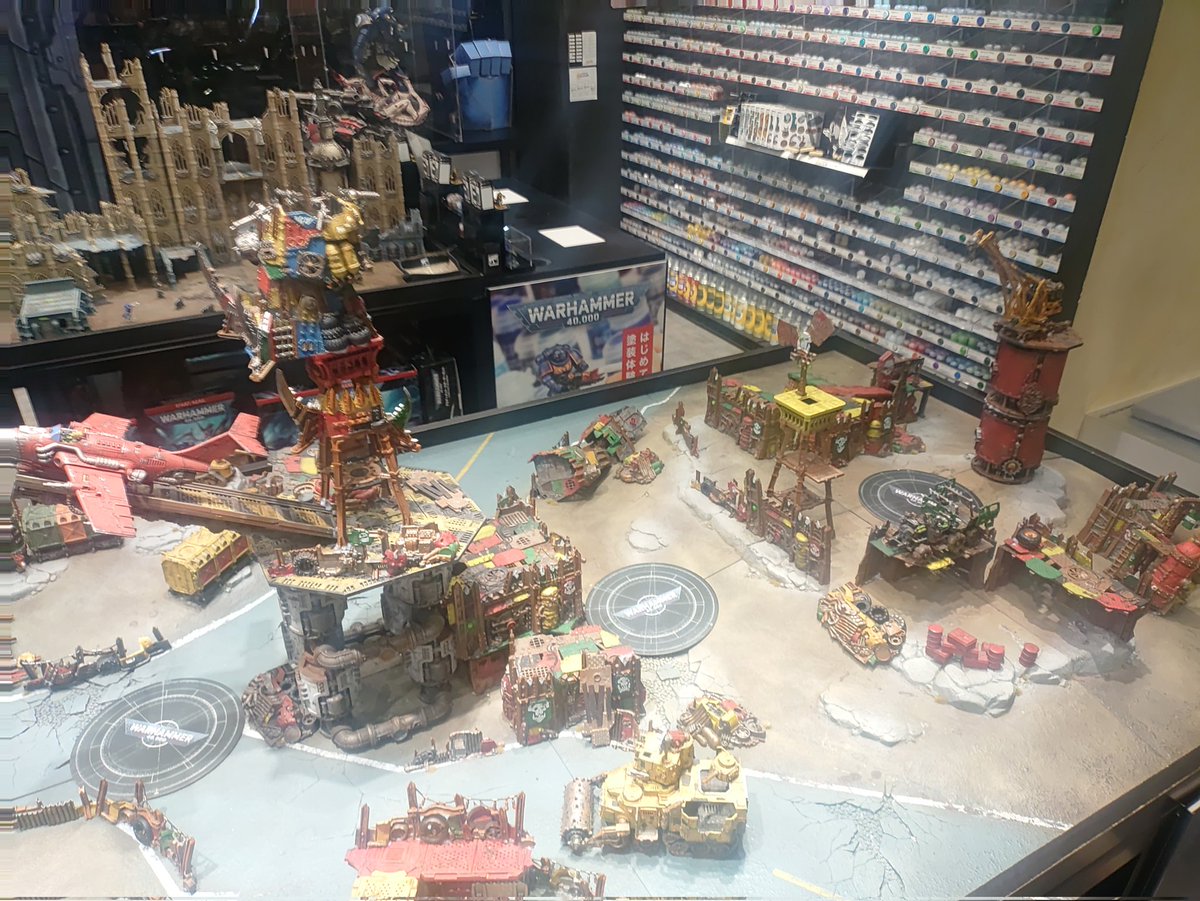 ReasWind's tweet image. 卓が空いていたので募集をかけます

日時:1/10または1/11
場所:ウォーハンマーカフェ
種類:40k1500~2000pt

配置が新しくなったプレミアムテーブルです

卓は予約していないのでお相手見つかったら予約する予定

お相手頂ける方は何卒〜