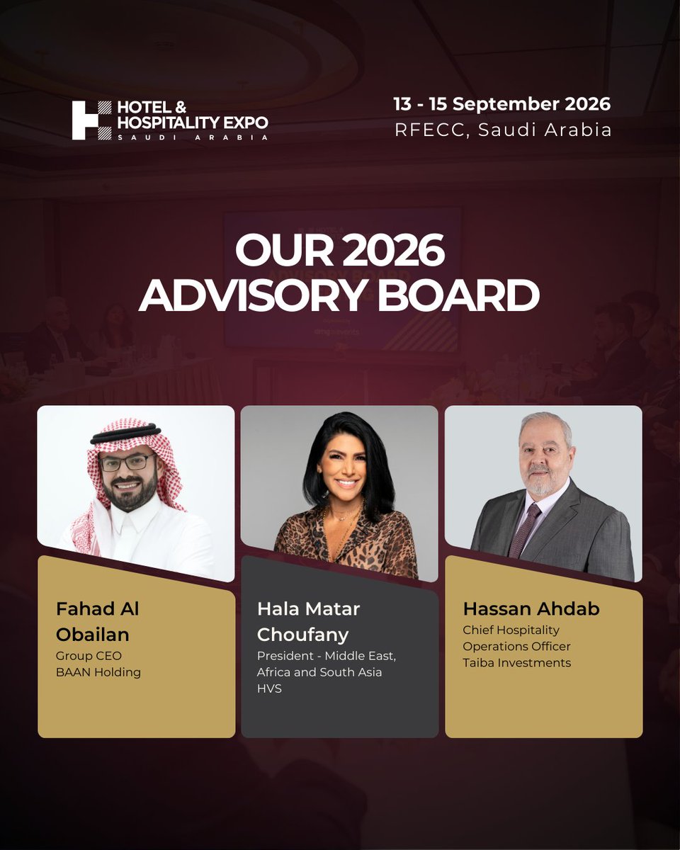 Hotel & Hospitality Expo Saudi Arabia tweet media