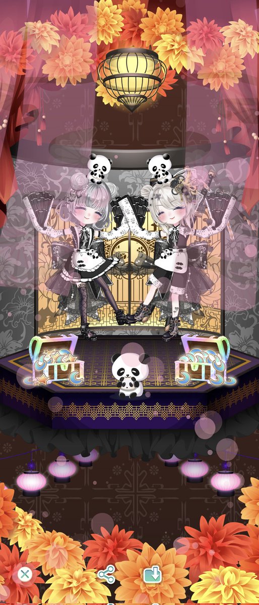 エマちゃんとぱんだぁぁぁぁぁ🐼

お着替え付き合ってくれてありがとぉぉぉぉぅ(♡´艸`)
付き合ってくれてっていうか、言うだけ言っていつもの如く丸投げしちゃった…( ˙꒳​˙  )ﾝﾌ

#ペアリウム
#着せ替え