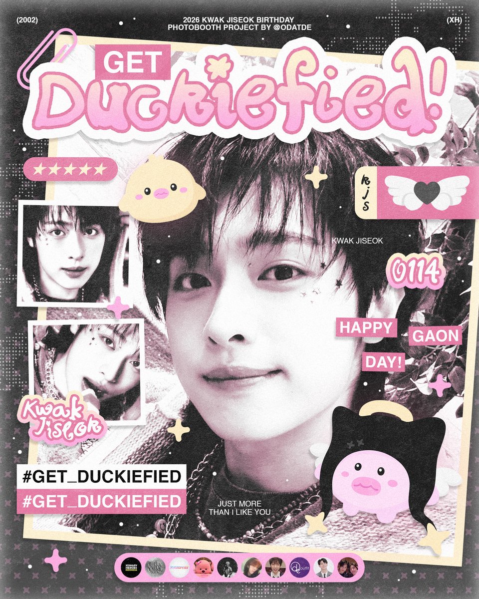 odatde's tweet image. 𝟮𝟬𝟮𝟲 © 𝗚𝗘𝗧 𝗗𝗨𝗖𝗞𝗜𝗘𝗙𝗜𝗘𝗗! 𐦖

Gaon Birthday Photobooth Project
By @odatde

✪ 𝗦𝗘𝗟𝗙𝗜𝗘 𝗧𝗜𝗠𝗘, 𝗣𝗔𝗟𝗘𝗧𝗧𝗘, 𝗦𝗨𝗞𝗛𝗔𝗞𝗔𝗟𝗔
✪ 𝟭𝟭.𝟬𝟭 - 𝟭𝟭.𝟬𝟮

A waddling wave of fun to celebrate Gaon’s special day! 🩷🐣

#Get_Duckified #HappyGaonDay #가온