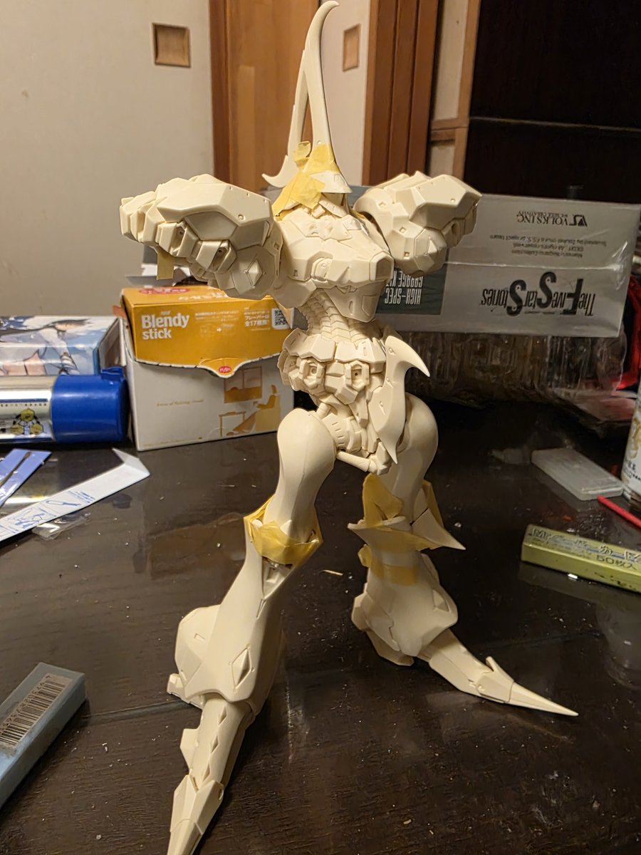 今日はここまで！ だんだん形になっていくのは良いものですな