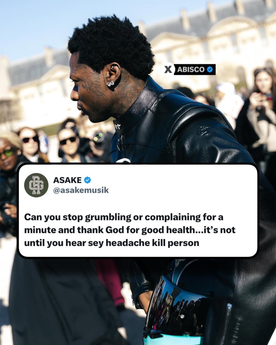 Asake was to real for this.