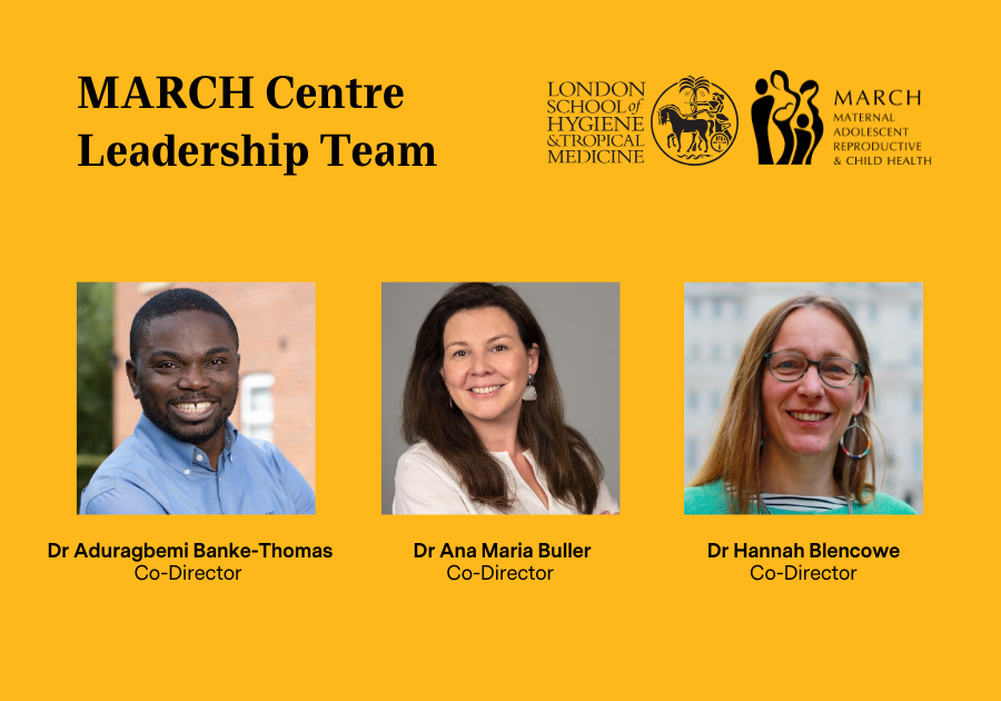 MARCH_LSHTM's tweet photo. 🌟New leadership update! Dr @HannahBlencowe appointed as Co-Director of the MARCH Centre @LSHTM

Joining Dr Aduragbemi Banke-Thomas &amp; Dr Ana Maria Buller, Hannah will steer the Centre’s mission to improve the health of women, children &amp; adolescents.

More👉https://t.co/BMeXbclVC7 https://t.co/EGTvFYkGne