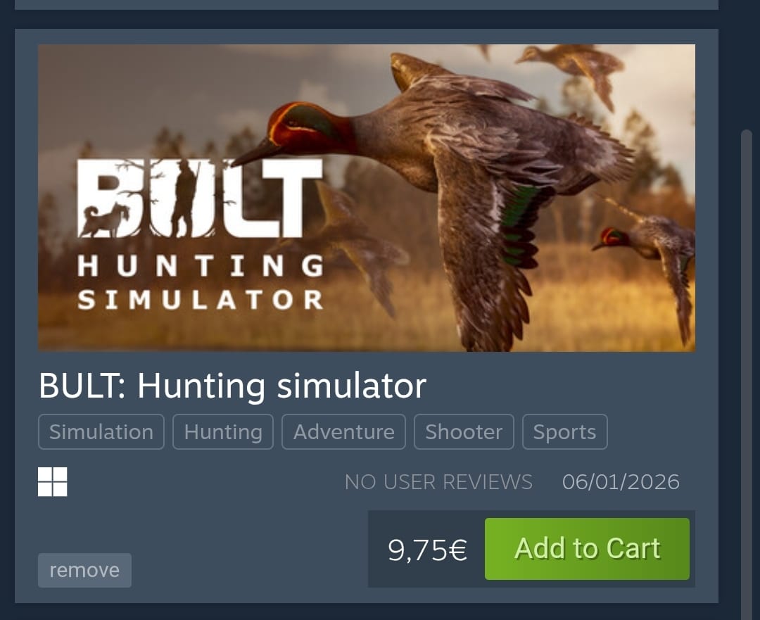 Felices Reyes !!! Si queréis completarlo, ya tenéis en acceso anticipado en Steam,  el nuevo simulador de <a href="/YktGames/">YktGames | Wishlist BULT</a>  BULT !!!