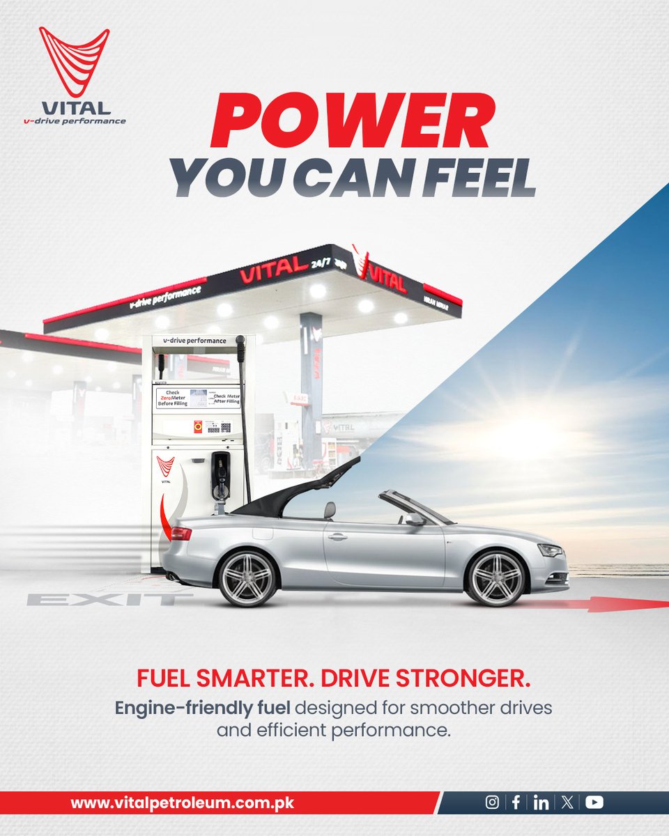 VitalPetroleum's tweet photo. Designed for efficiency. Built for performance.
Experience fuel that works as hard as you do.

#VitalPetroleum 
#VDrivePerformance 
#FuelEfficiency 
#BetterJourneys https://t.co/7RG0BRqQPJ
