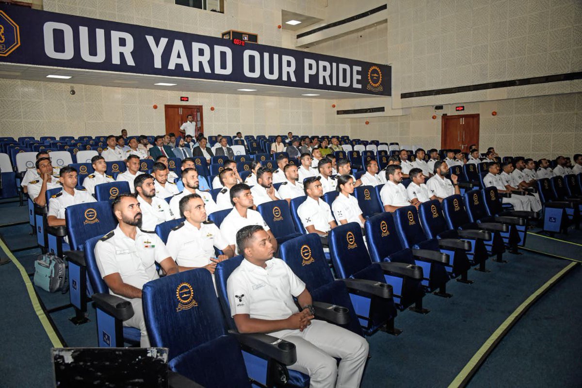 IN_Dega's tweet photo. ⚡️ An Indigenisation Connect was organised by INS Dega at Naval Dockyard, Visakhapatnam, under the aegis of HQ Eastern Naval Command on 05 Jan 2026, fostering collaboration among Industry, Academia and Services towards Atmanirbhar Bharat.
#Indigenization #IndianNavy #AtmanirbharBharat
#MakeInIndia
#IIMCIP
#geomardy
#GITAMUniversity
#AndhraUniversity