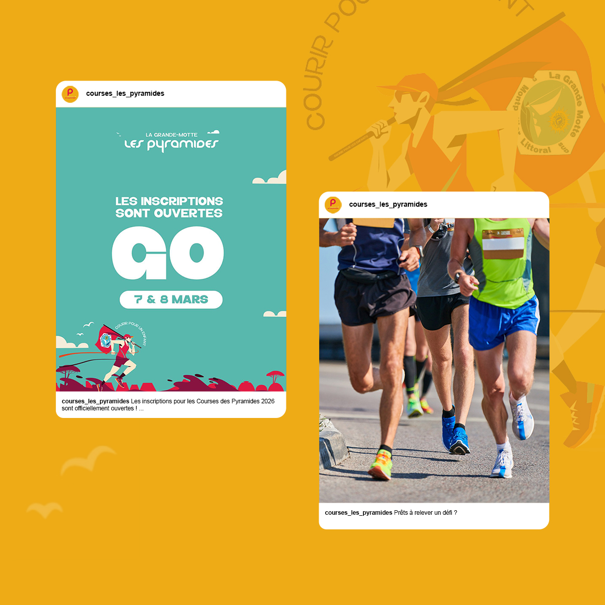 Agence_Sweep's tweet photo. Community management // Courses Les Pyramides🏃

6 ans déjà. Et toujours la même fierté. 💛 

Cette année encore, notre Agence accompagne l'événement pour la gestion de leurs réseaux sociaux pour l'édition 2026🙏

#sport #courses #lionsclub #lagrandemotte #solidatiré  #running https://t.co/MrVz646Iqf