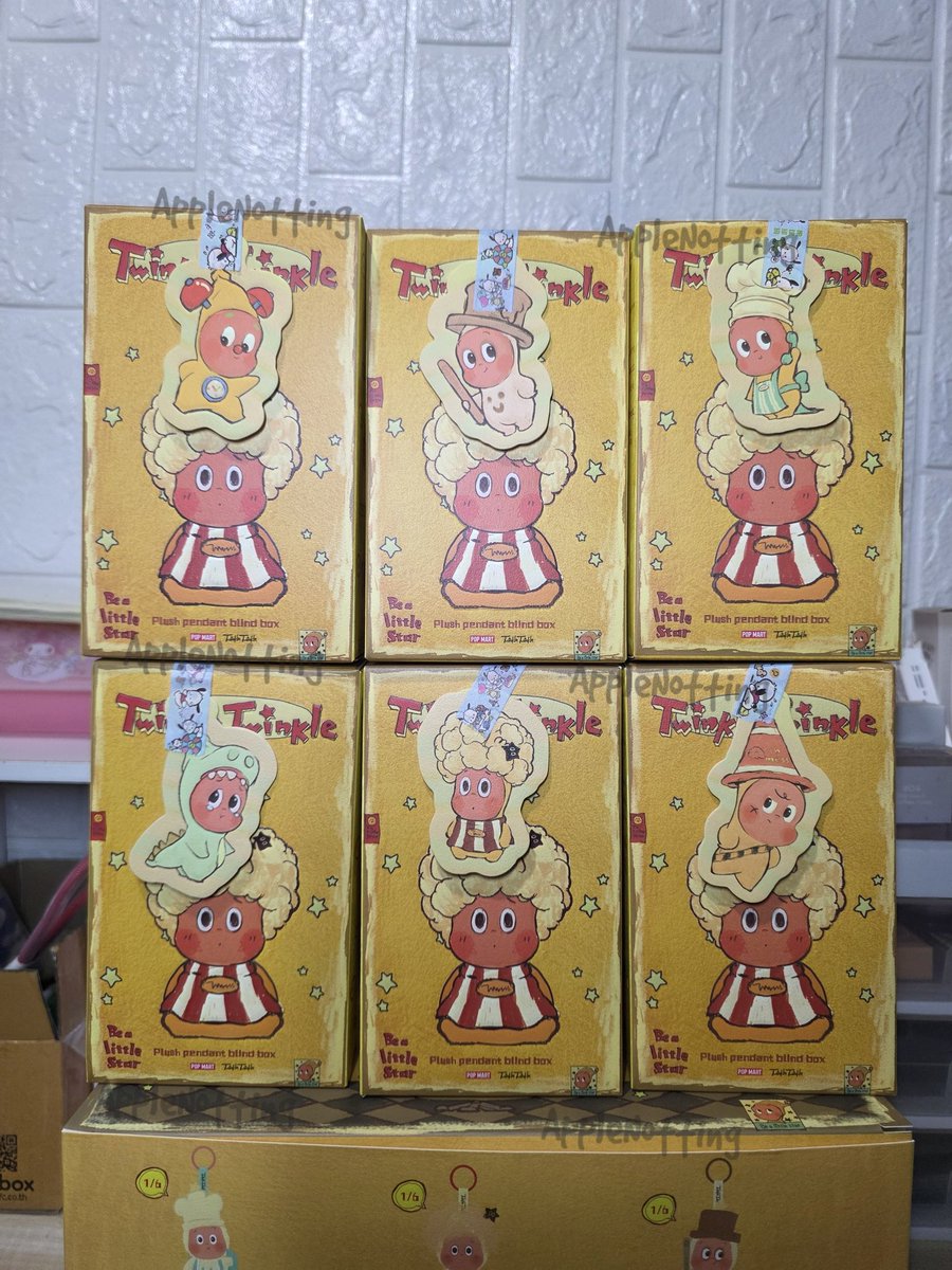 AppleNotting's tweet image. เช็คการ์ดไม่แกะตัวPop Mart Twinkle be a little star
Lose a tooth  = 590.- รส
Wake up! Sleepyhead! = 600.- รส
Haircut = 590.- รส
Bad temper = 590.- รส
The magickle chef = 580.- รส
Baby ice pop = 450.- รส

#ส่งต่อ #ทวิงเกิล #twinklev2 #twinkletwinnkle #POPMART #กล่องสุ่มpopmart