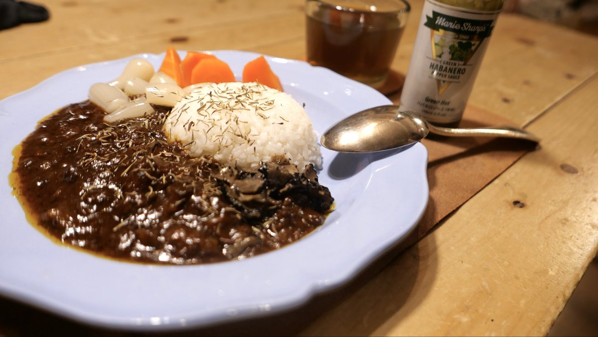 izufishing's tweet image. 3日経過したカレーも美味　オイル漬けトリュフ追加　また作ろう。。

#自炊
#カレー