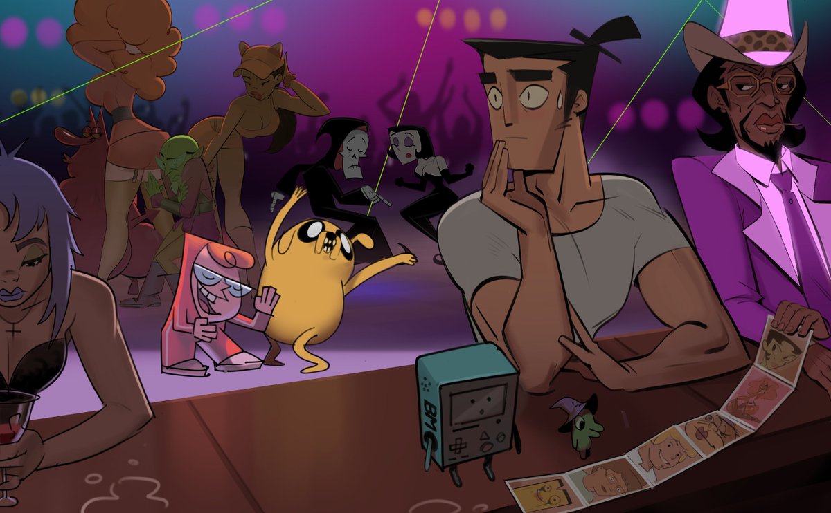 otagoth's tweet photo. "Somethin' catch your eye, Jackie boy?" - A Pimped Named Slickback probably https://t.co/SeIEHAxDqD