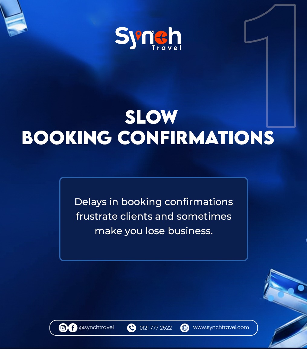 SynchTravel's tweet photo. Multiple systems. Slow confirmations. Costly mistakes.
Sound familiar? 
Synch Travel unites it all in one Smart Portal, Endless Efficiency. 

#SynchTravel #TravelMadeEasy #SmartPortal #B2BTravel #NoMoreErrors #TravelAutomation https://t.co/y28ED5ykTz