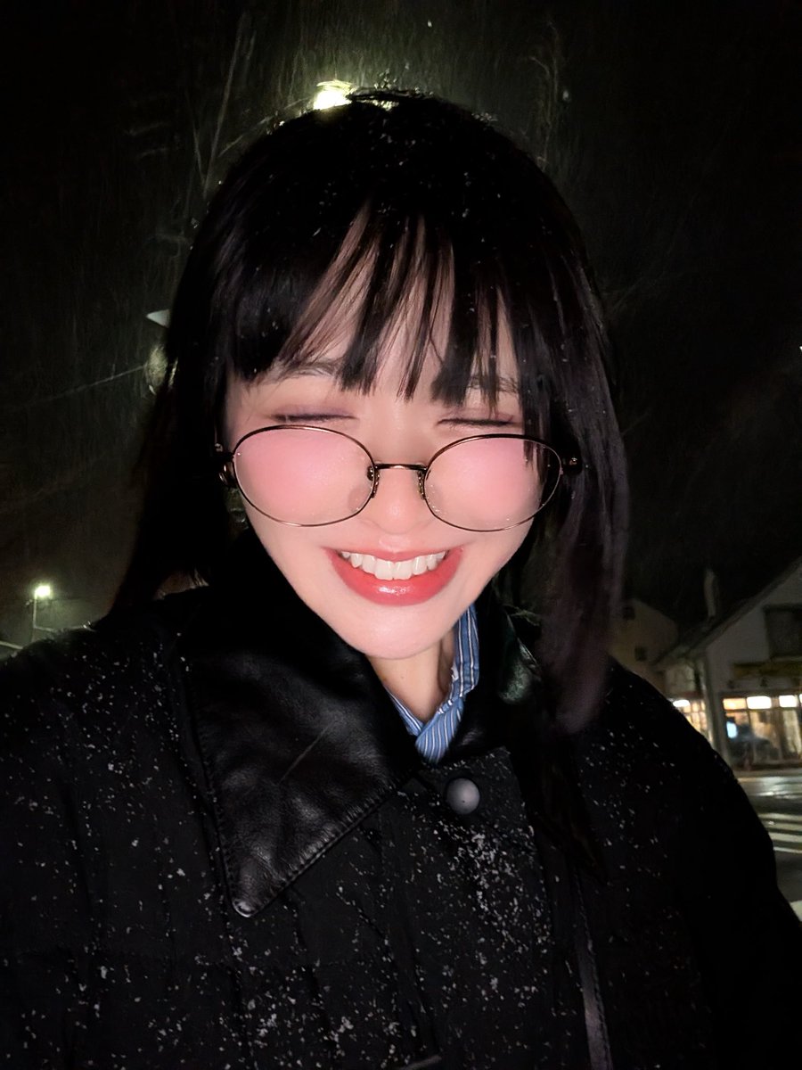 ははは、初雪
