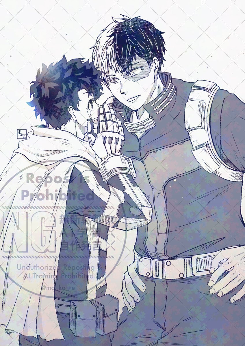 ma_ko_re's tweet image. tdiz
体格差大人プ口ヒ

こそこそ話する時、身長差があるから、屈んであげる🍰君優しい
（なお、付き合ってないtdiz）