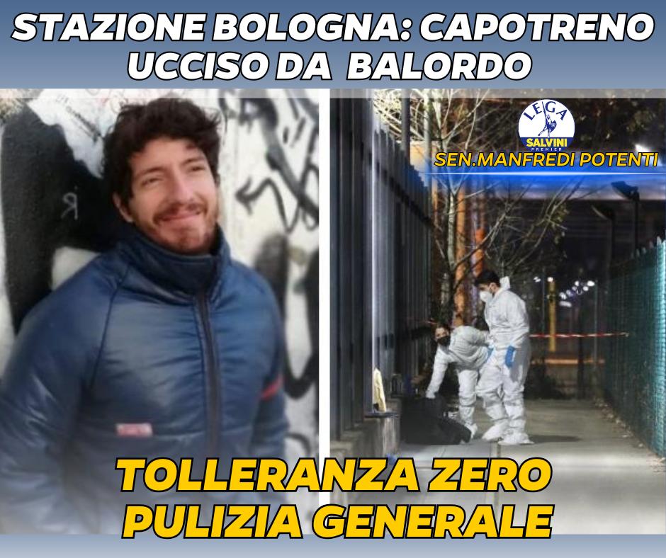 ManfrediPotenti's tweet photo. 🔴 #BALORDO #CROATO #UCCIDE UN #CAPOTRENO.

OCCORRE #PULIZIA GENERALE DAI #FOLLI DI #STRADA !!

Alessandro Ambrosio, un capotreno di Trenitalia di 34 anni, è stato trovato morto per una coltellata presso la stazione di #Bologna.

https://t.co/fUFx9VuTAP https://t.co/K1EDiPWYUY