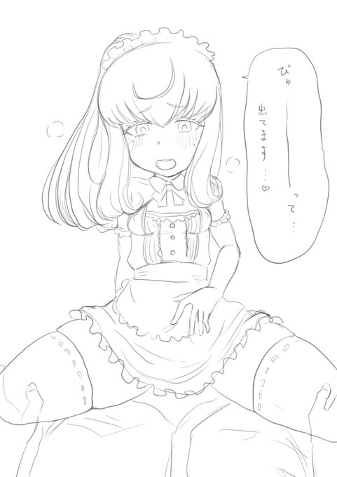 報告してくれるノエルちゃんをかきました