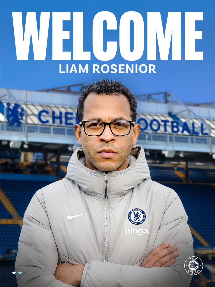 talkchelsea's tweet image. New era at the Bridge.

Liam Rosenior 🤝 Chelsea FC
