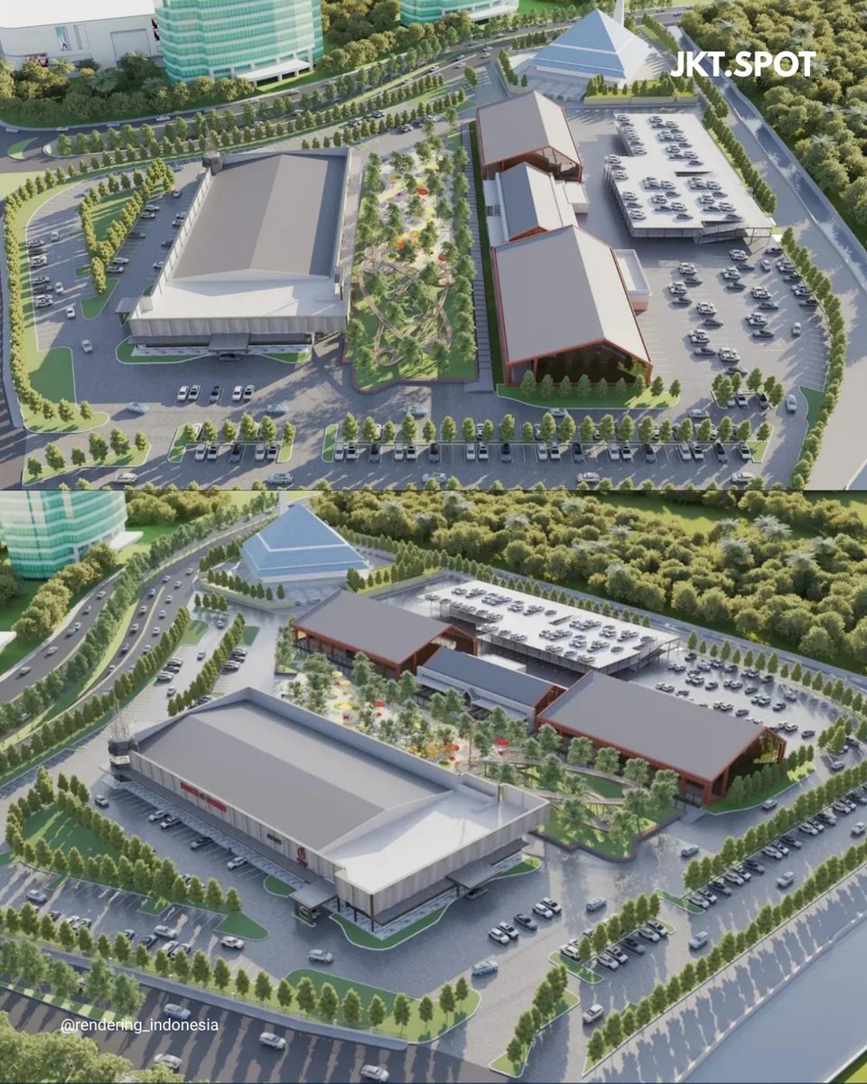 txtdrjkt's tweet image. bocoran design PIM 5 yang lagi di bangun