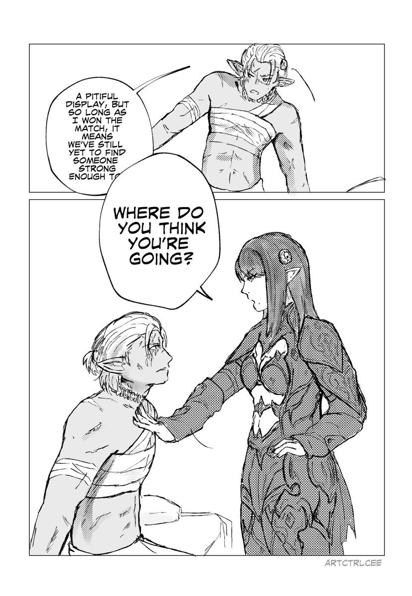 artctrlcee's tweet image. Heavy is the crown (1/2)

#ffxivart #arcadion #dawntrailspoilers