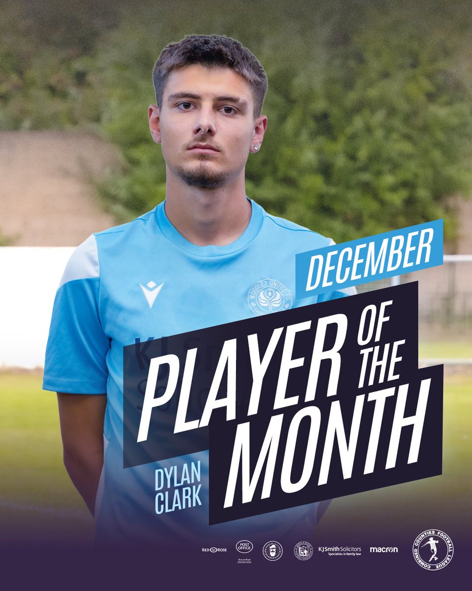 𝐃𝐄𝐂𝐄𝐌𝐁𝐄𝐑 𝐏𝐋𝐀𝐘𝐄𝐑 𝐎𝐅 𝐓𝐇𝐄 𝐌𝐎𝐍𝐓𝐇 👏

Congratulations to Dylan Clark for winning Player of the Month. He's back and doing what he does best.

#WeAreUnited🩵