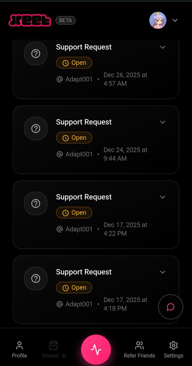 Adapt001's tweet image. It's been more than more than two weeks now @xeetdotai please check my support request 😓