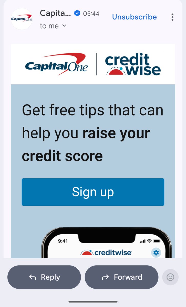 Nothing says "we care" like a 5:45 AM marketing email from <a href="/CapitalOne/">Capital One</a>