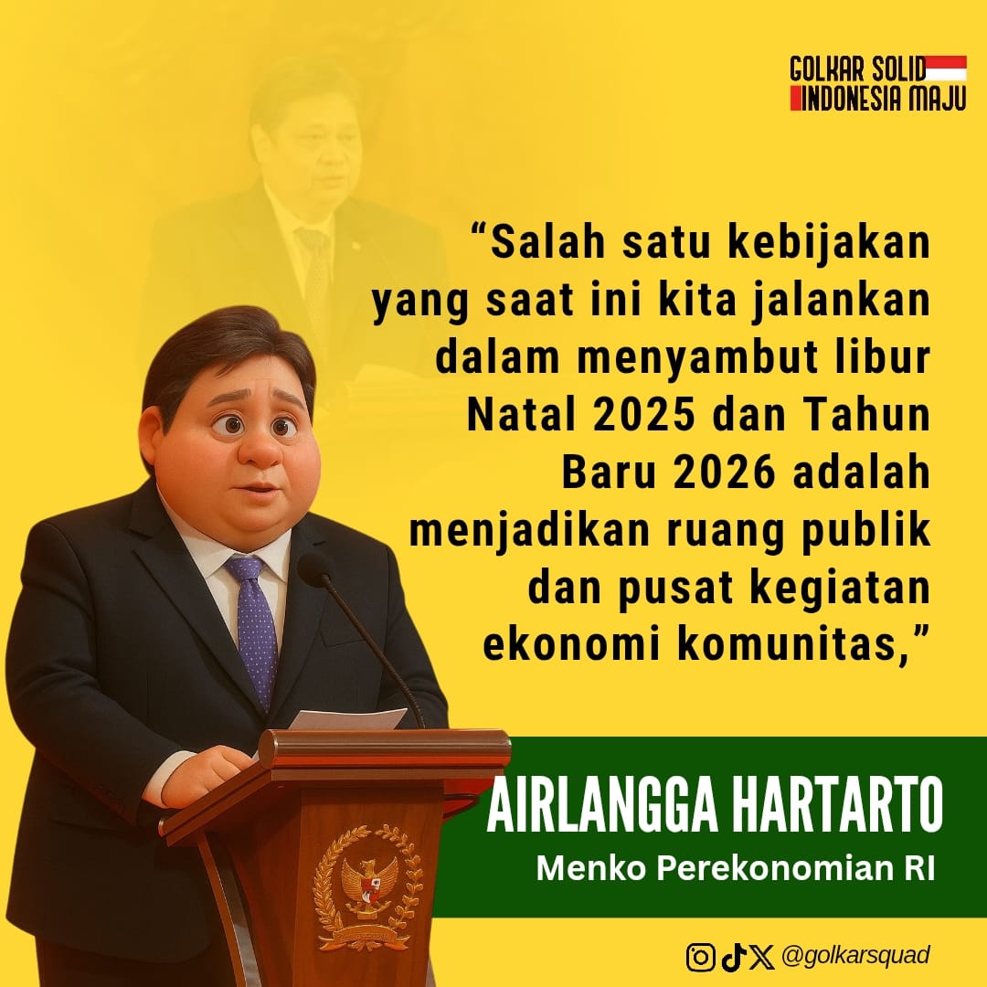Airlangga Hartarto Optimalkan Pusat Perbelanjaan untuk Jaga Momentum Pertumbuhan Ekonomi 

Menko Perekonomian RI, Airlangga Hartarto 

golkarpedia.com/airlangga-hart… 

#61TahunGolkar #partaigolkar #golkarpedia #bahlillahadalia #airlanggahartarto