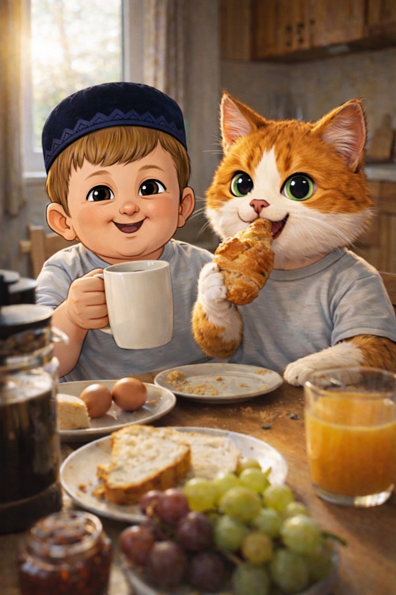 Gm frens 😎
Can I get a GM?☕️🥐
$BARSIK 

#solana #memecoin #cat