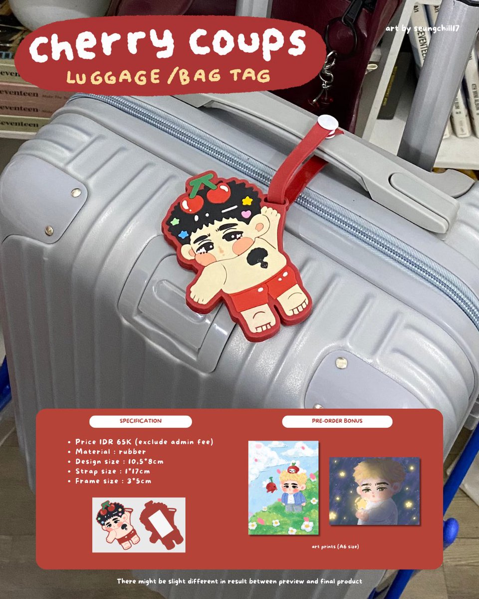 Jihooniebuys's tweet image. WTS LFB SEVENTEEN SCOUPS MINGYU WONWOO LUGGAGE/BAG TAG by @/seungchill17 

350 ea + minimal isf
dop: once on hand
material: rubber
production time: 4 weeks

mine + member + quantity