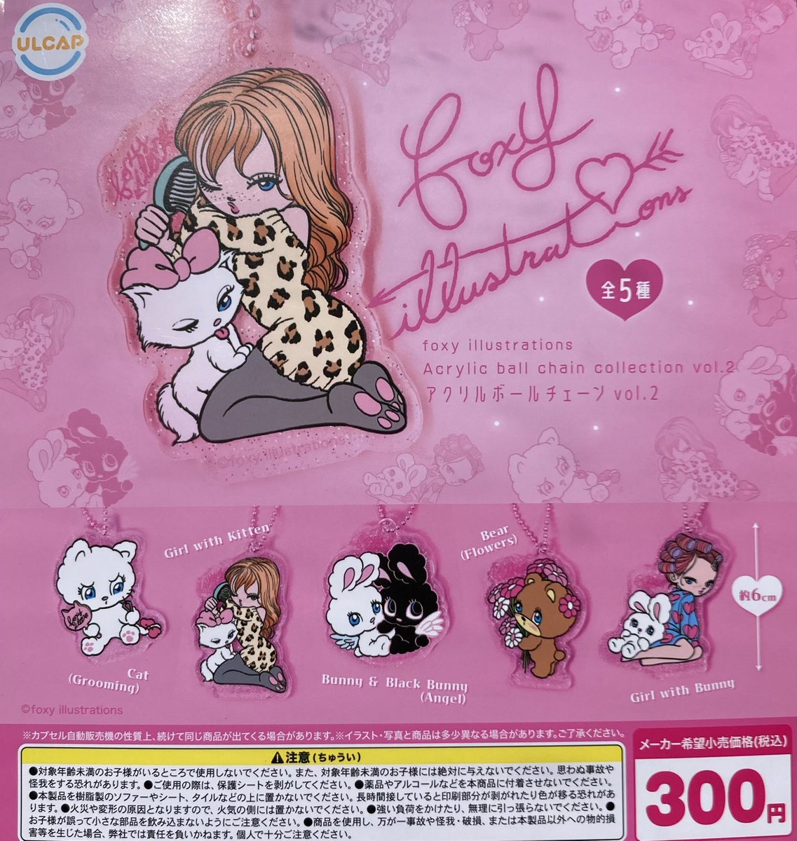 完売情報] ◎ foxy illustrations アクリル ボールチェーン vol. 2