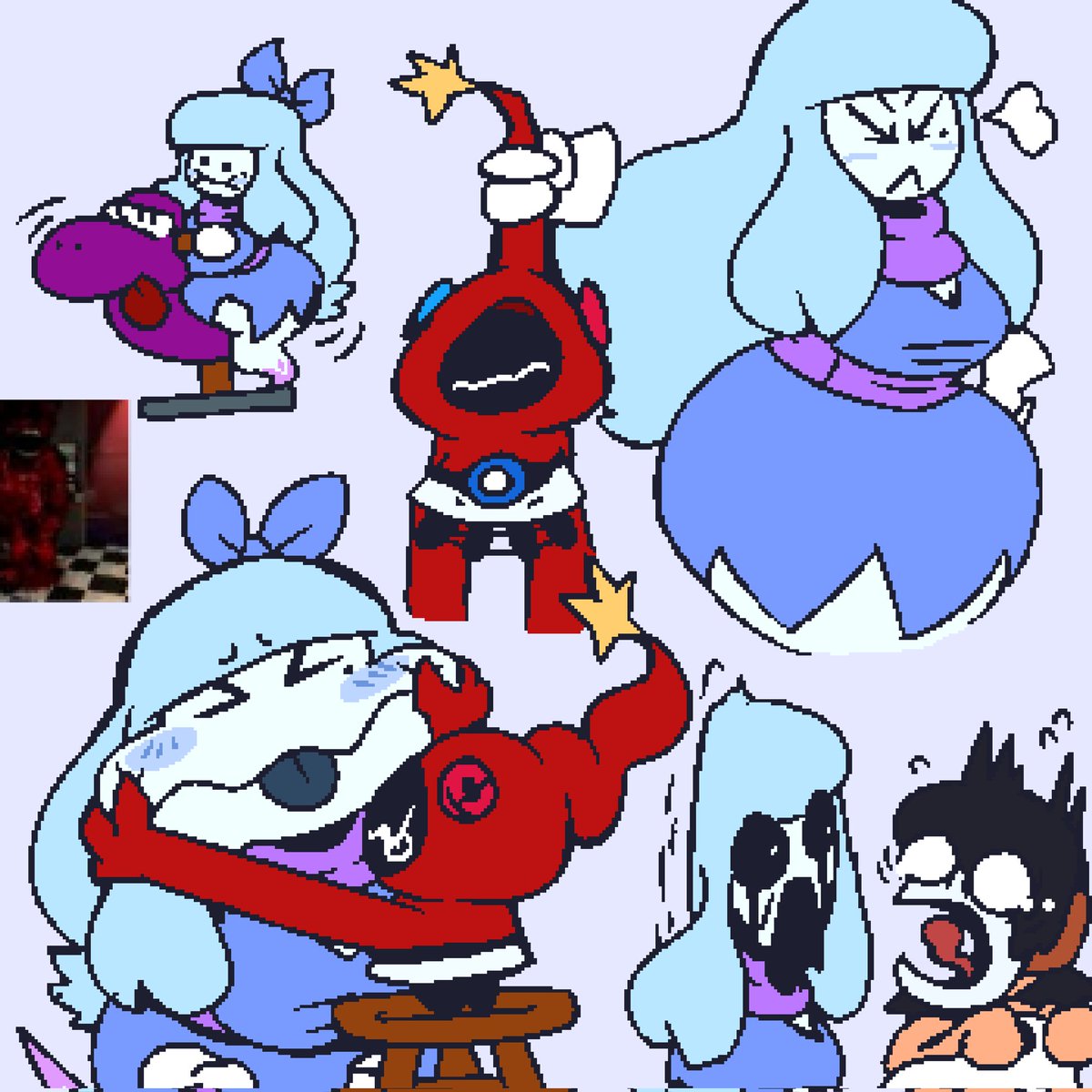 KirboGamez's tweet photo. I havent drawn my sona in a while https://t.co/tsHYrsQO8O