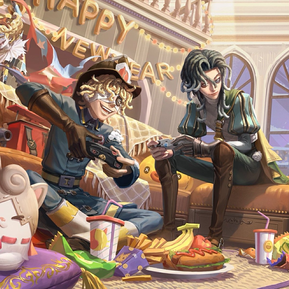 myugkflori_'s tweet image. ปีก่อนเล่นเกม ปีนี้เล่นกันตรงบันได