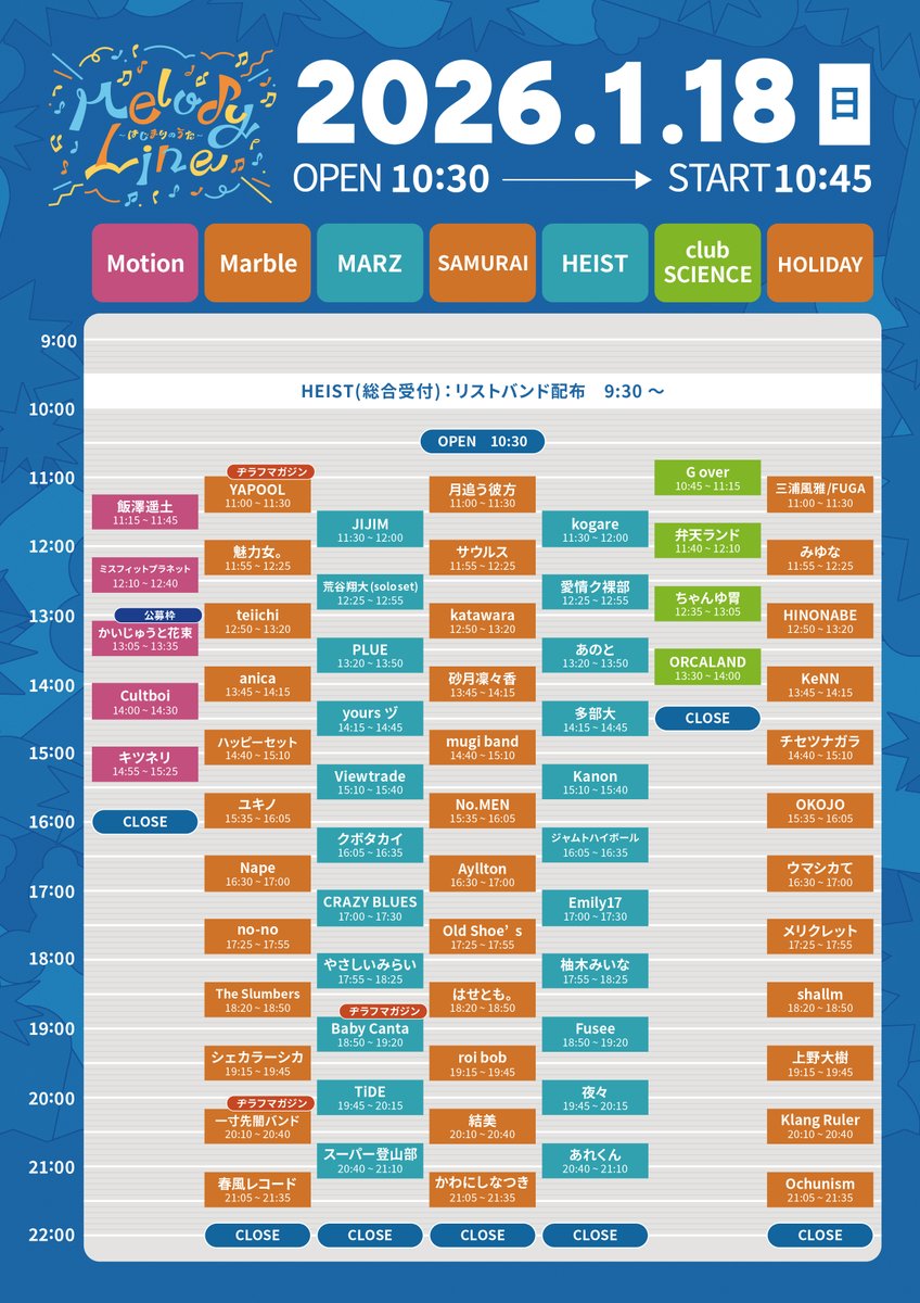 🎸出演者コメント動画🎸 2026年1月18日(日) 📍新宿7会場サーキット