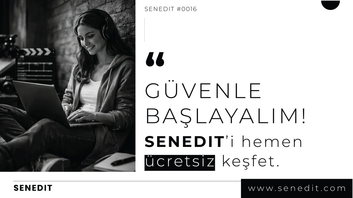 SenEDIT's tweet image. 🛡️ Senaryon SENEDIT’te güvende.
İlham gelir. Yazarsın. SENEDIT korur.

Kontrol sende. Erişim yalnızca sana ait. Güvenle yaz. Özgürce üret.
✨ Hemen ücretsiz keşfet.

#SenaryoYazımı #Yazarlar #FilmYapımı #BağımsızSinema #YaratıcıÜretim #Sinema #SENEDIT