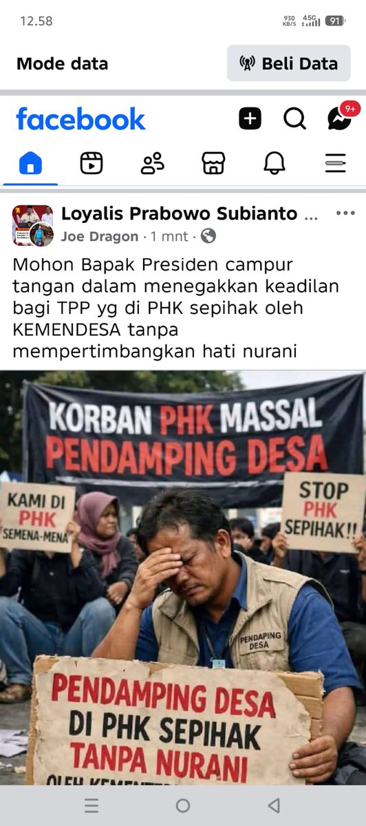 SK TPP yg diterbitkan BPSDM PMDDT Kemendesa PDT
Kebijakan harus adil, transparan &amp; menghormati HAM. Evaluasi Kemendesa PDT yg mengkhianati ASTACITA
#2500TPPdiPHKMassal
#kemendeskhianatiastacita
<a href="/prabowo/">Prabowo Subianto</a> <a href="/YandriSusanto/">Yandri Susanto</a> <a href="/ArizaPatria/">Ariza Patria</a> <a href="/KerjaSeskabRI/">Letkol Teddy Indra Wijaya</a>  <a href="/KemenkumhamRI/">KemenkumHamRI</a>
@OmbudsmanRI37