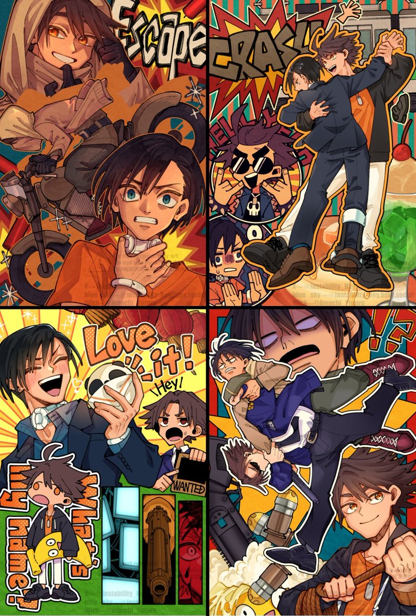 instability_Hey's tweet image. 過去16作まとめました〜！！
①②
③④ 
の順で進んでます。
#創作 #oc #イラスト