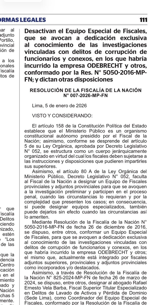 ✅ <a href="/AladinoTomas/">Tomás Aladino Gálvez Villegas</a> cumplió con su palabra. Prometió que el 6 de enero de bajada de reyes también bajaría a los fiscalillos que se creyeron reyes. Así se dijo, así se hizo. ¡enhorabuena para el país!