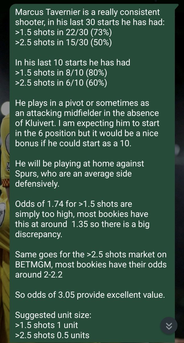 BetsConStats's tweet image. Wednessday's value bet!

I really like the odds here, Tavernier loves to shoot and the odds on BETMGM are simply wayy too high, i am expecting these to come down in the coming 24 hours.

For full explenation look at the third photo!

All stats by @StatsHubCom 🫡
(1/2)